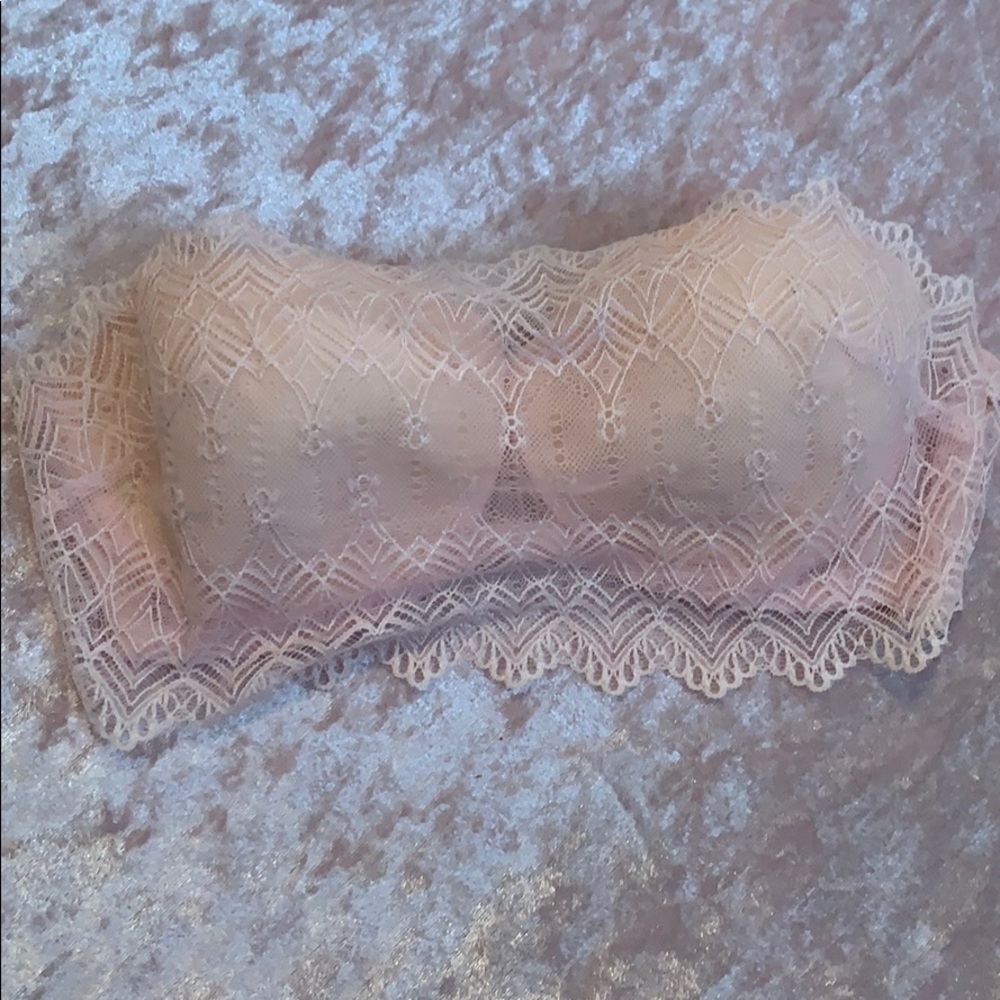 Bandeau underwire bra